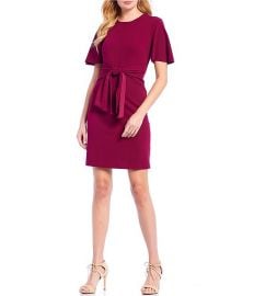 Tie front crepe dress at Zappos